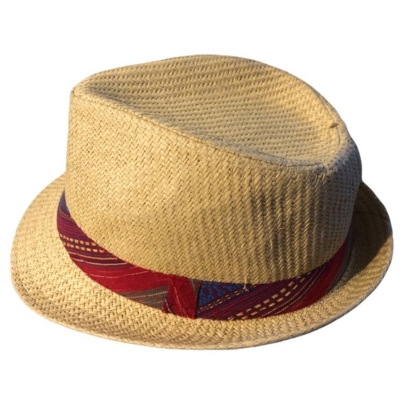 J. Dempsey 100% Paper Straw Fedora size L/XL - Picture 3 of 6